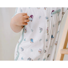 Nest Designs Bamboo Short Sleeve Romper Oh Gnome