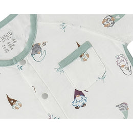 Nest Designs Bamboo Short Sleeve Romper Oh Gnome