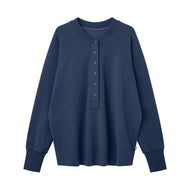 Nest Designs Baseball-Style Nursing Sweatshirt Inkwell