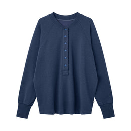 Nest Designs Baseball-Style Nursing Sweatshirt Inkwell