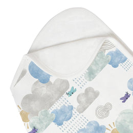 Nest Designs Bamboo Cotton Muslin Burp n' Bib 2-Pack