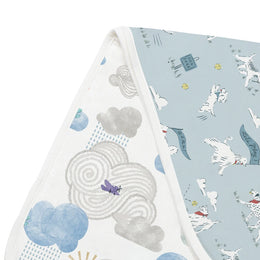 Nest Designs Bamboo Cotton Muslin Burp n' Bib 2-Pack