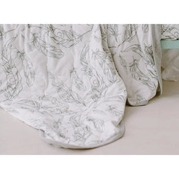 Nest Designs Cozy Blanket Small Feather Grey