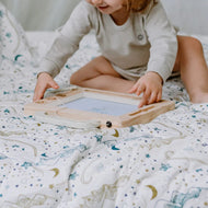 Nest Designs Cozy Blanket Small Stars White