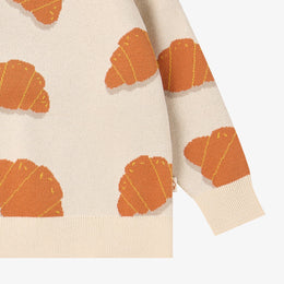 Petite Revery Cozy Croissants Knit Sweater
