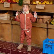 Petite Revery Cozy Crumbs Reversible Fleece Jacket
