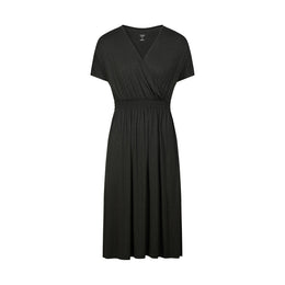 Nest Designs Elastic Waistband Maternity Dress Black