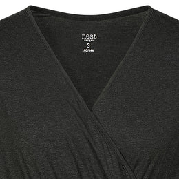 Nest Designs Elastic Waistband Maternity Dress Black
