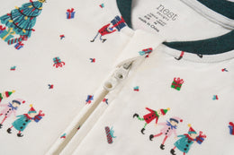 Nest Designs Organic Cotton Long Sleeve Footless Sleeper – Santas Elves