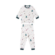 Nest Designs Organic Cotton Long Sleeve Two-Piece PJ Set – Santas Elves