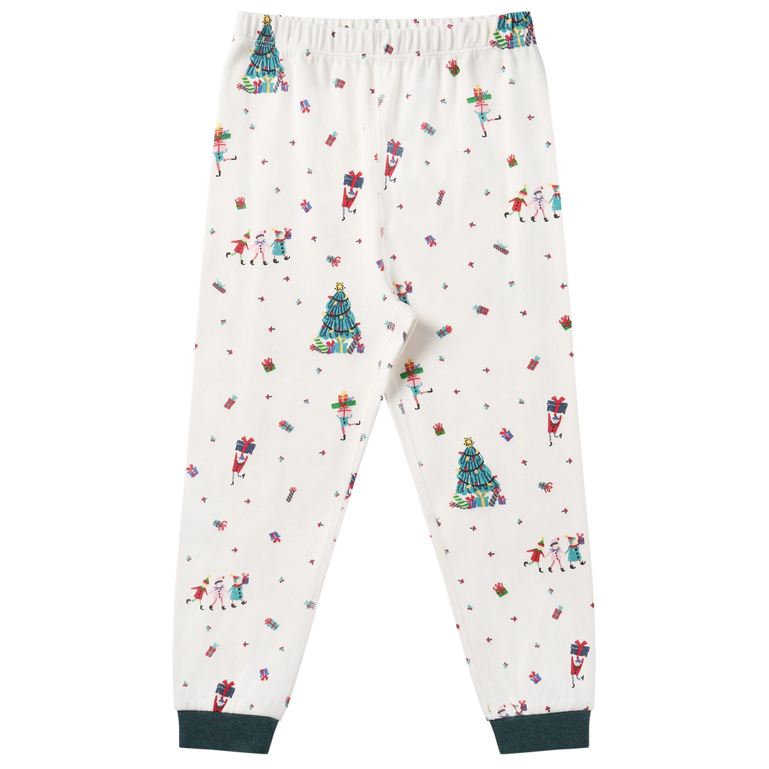 Nest Designs Santas Elves: pants included in the matching child pajama set