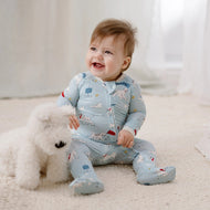 Nest Designs Long Sleeve Footed Sleeper Puppy Park