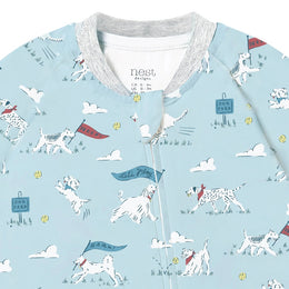 Nest Designs Long Sleeve Footed Sleeper Puppy Park