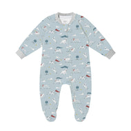 Nest Designs Long Sleeve Footed Sleeper Puppy Park