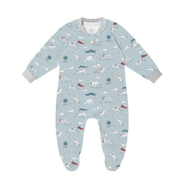 Nest Designs Long Sleeve Footed Sleeper Puppy Park