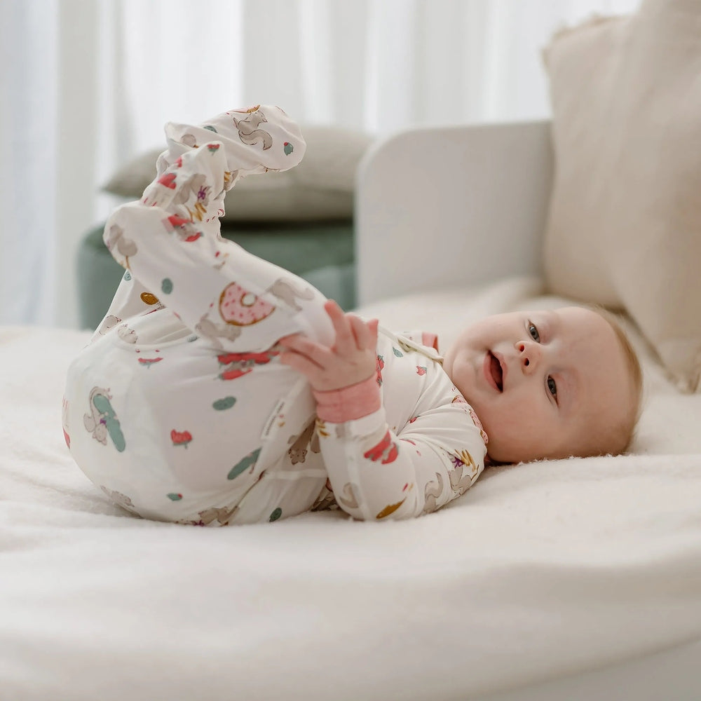 Nest Designs Long Sleeve Footed Sleeper Very Squirrelly