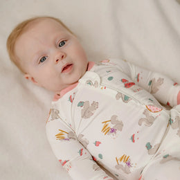 Nest Designs Long Sleeve Footed Sleeper Very Squirrelly
