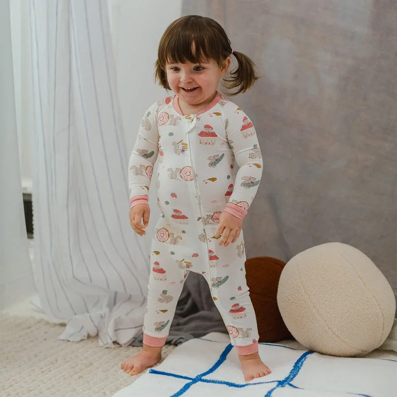 Nest Designs Long Sleeve Footless Sleeper Very Squirrelly