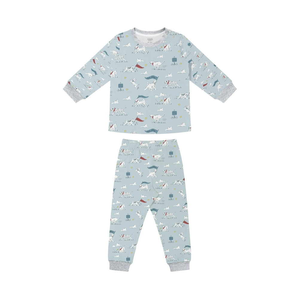 Nest Designs Long Sleeve PJ Set Puppy Park, product view 4