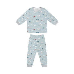 Nest Designs Long Sleeve PJ Set Puppy Park