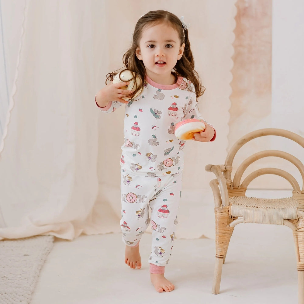 Nest Designs Long Sleeve PJ Set Very Squirrelly