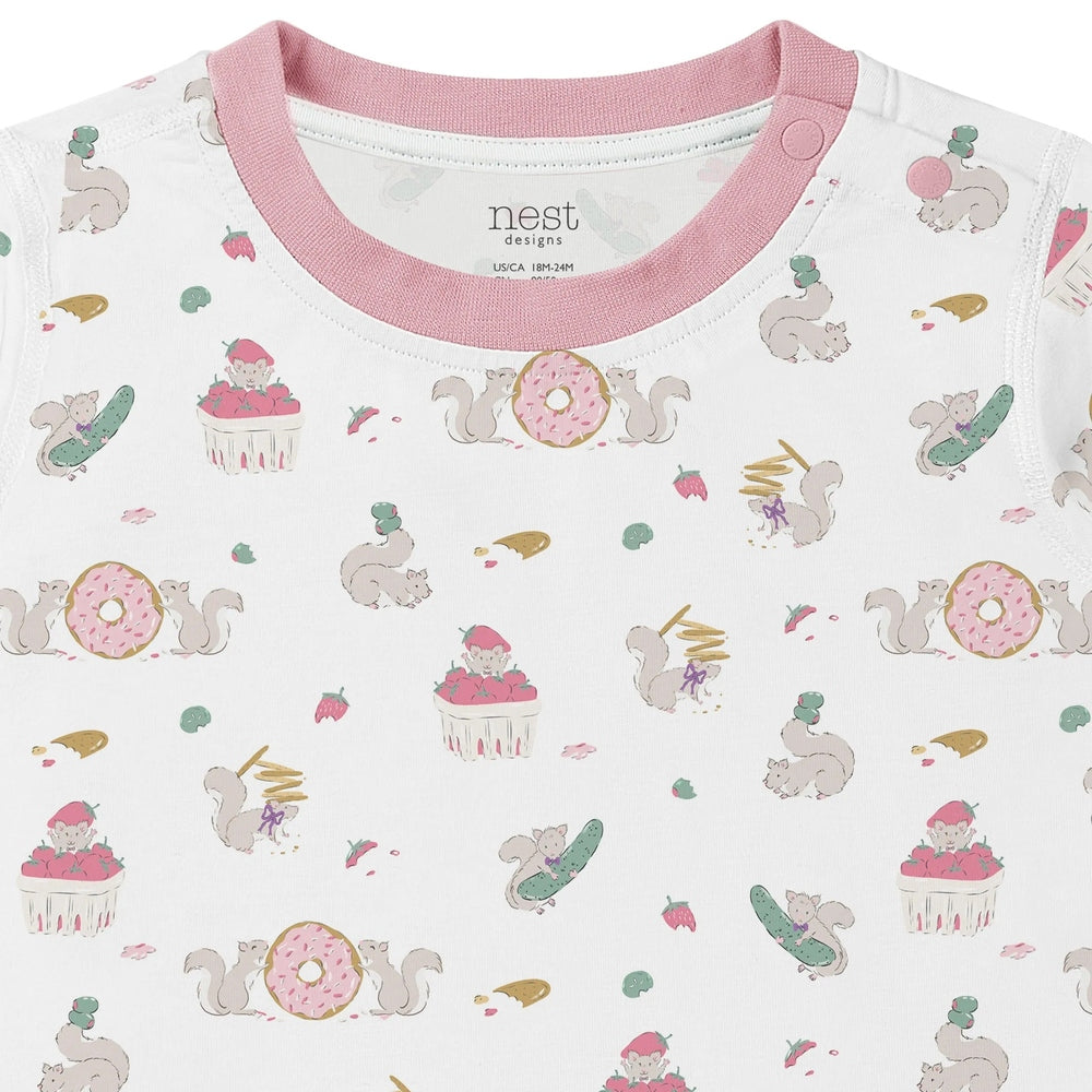 Nest Designs Long Sleeve PJ Set Very Squirrelly, product view 6