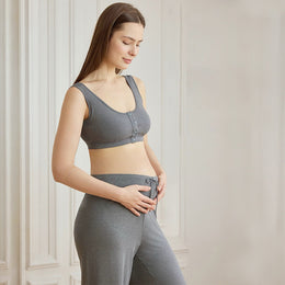 Nest Designs Maternity Cropped Pants Charcoal