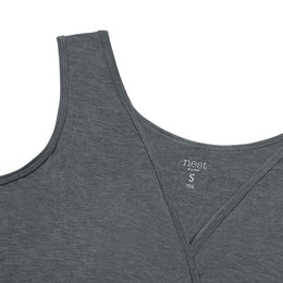 Nest Designs Maternity Crossover Nursing Bra Charcoal