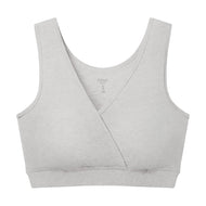 Nest Designs Maternity Crossover Nursing Bra Grey Dusk