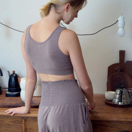 Nest Designs Maternity Crossover Nursing Bra Elderberry
