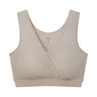 Nest Designs Maternity Crossover Nursing Bra Warm Taupe