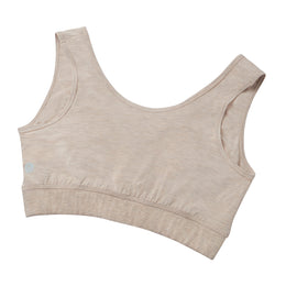 Nest Designs Maternity Crossover Nursing Bra Warm Taupe