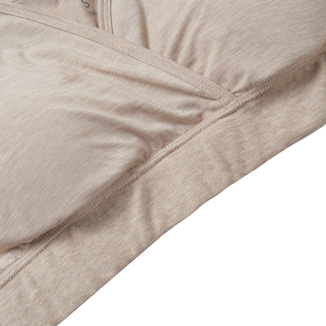 Nest Designs Maternity Crossover Nursing Bra Warm Taupe back view