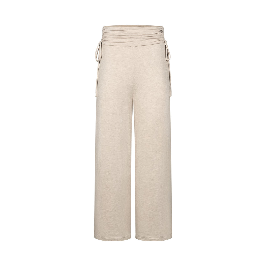 Nest Designs Warm Taupe Maternity Wide Leg Pants front product view
