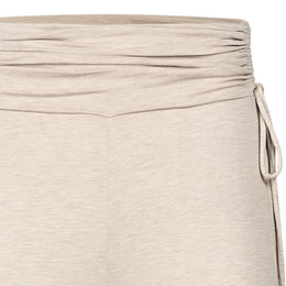 Nest Designs Maternity Fold Over Wide Leg Pants Warm Taupe