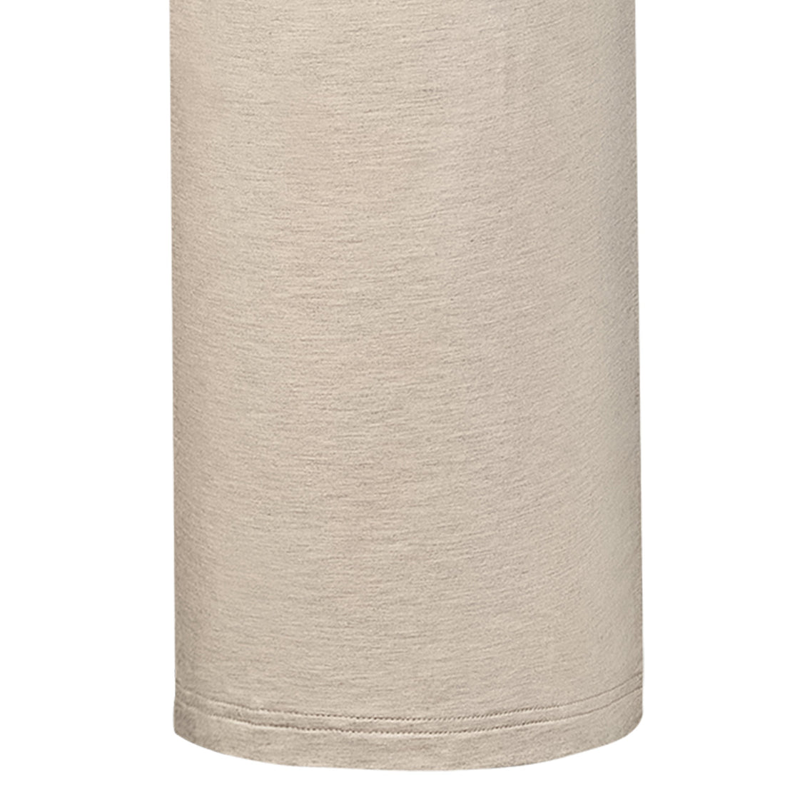 Warm Taupe maternity wide-leg pant hem detail