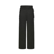 Nest Designs Maternity Gathering Waistband Wide Leg Pants Black