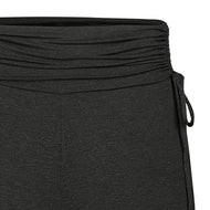 Nest Designs Maternity Gathering Waistband Wide Leg Pants Black
