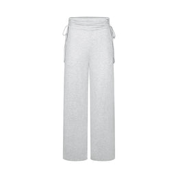 Nest Designs Maternity Gathering Waistband Wide Leg Pants Fog Grey