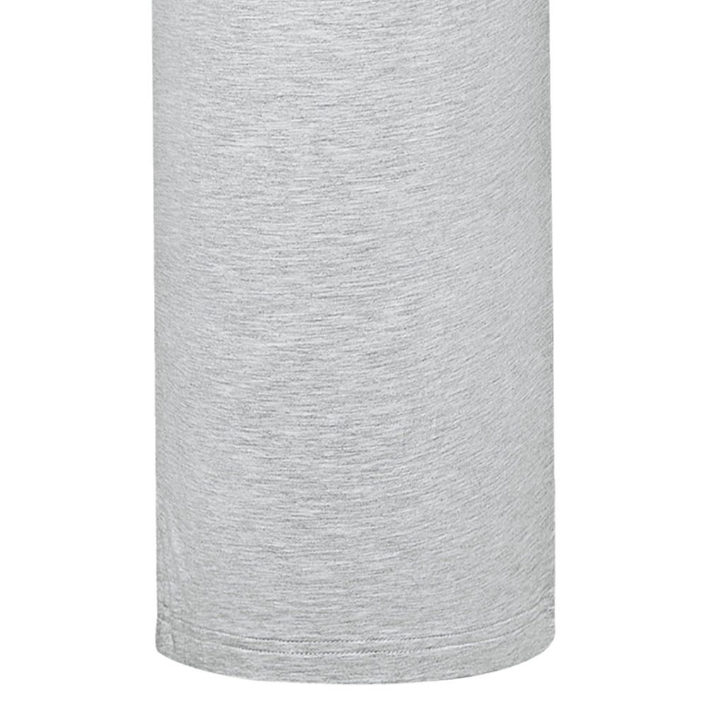 NEST DESIGNS Nest Designs Maternity Gathering Waistband Wide Leg Pants Fog Grey soft knit fabric with horizontal striated texture img 4/4
