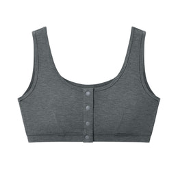 Nest Designs Maternity Henley Nursing Bra Charcoal