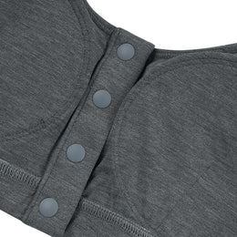 Nest Designs Maternity Henley Nursing Bra Charcoal