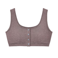 Nest Designs Maternity Henley Nursing Bra Elderberry