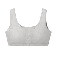 Nest Designs Maternity Henley Nursing Bra Gray Dusk