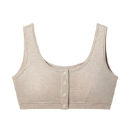 Nest Designs Maternity Henley Nursing Bra Warm Taupe