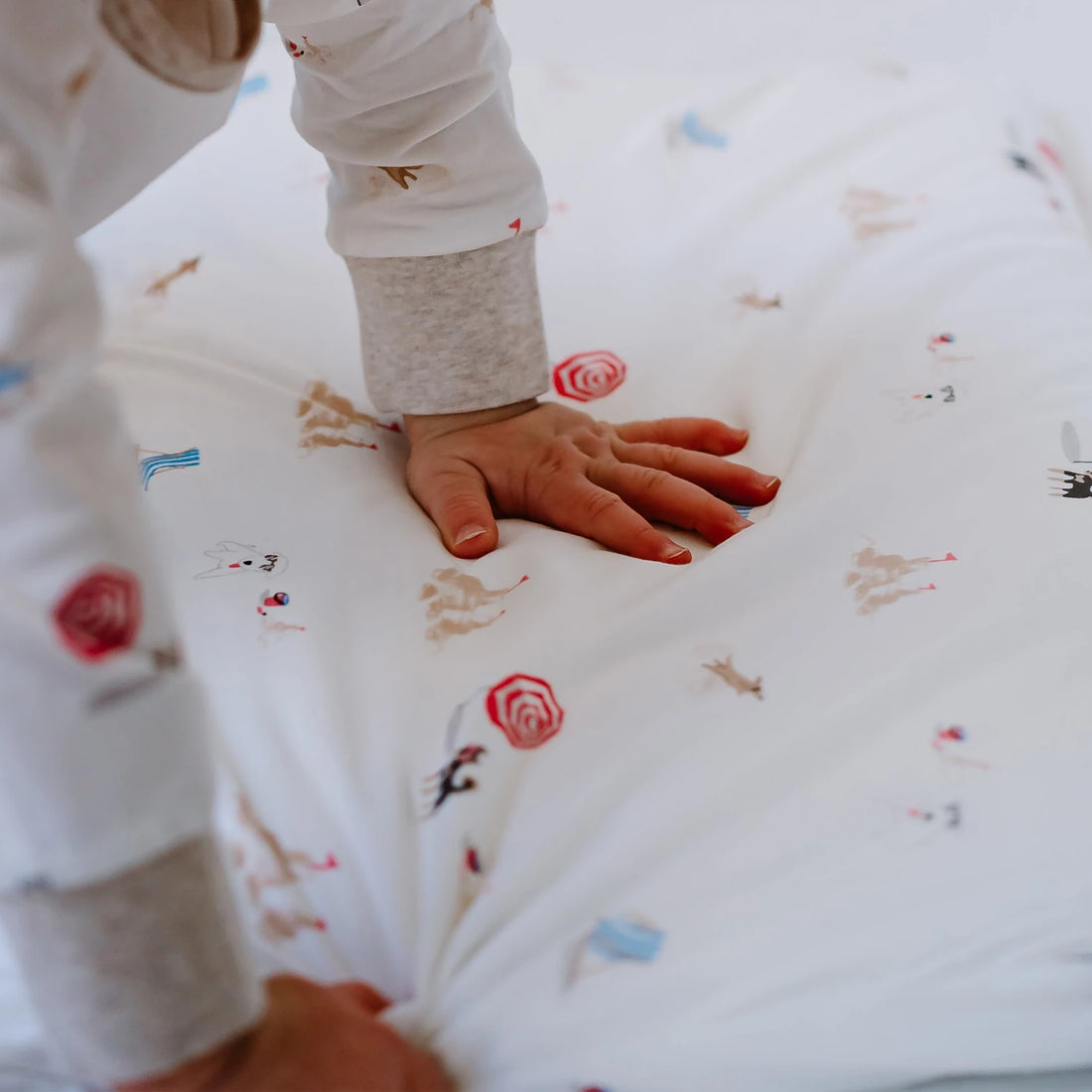 Nest Designs Nook Toddler Pillow with Pillowcase — lifestyle