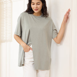 Nest Designs Nursing Tee Fog Grey