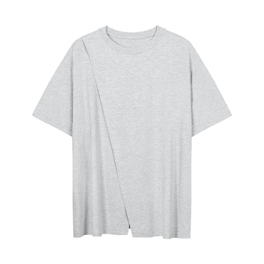 Nest Designs Nursing Tee Fog Grey — front product view