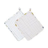 Nest Designs Organic Cotton Muslin Bubs Baby Washcloth Set (2-Pack)