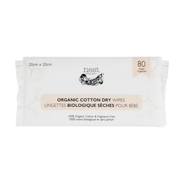 Nest Designs Organic Cotton Dry Baby Wipes (80pcs)